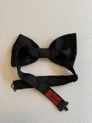 Moschino Black Bow Tie