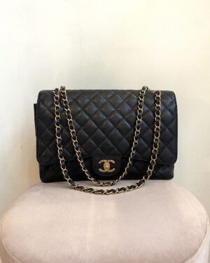 Chanel Maxi Caviar Double Flap GHW