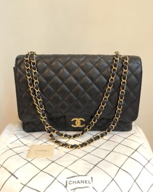 Chanel Maxi Caviar Double Flap GHW