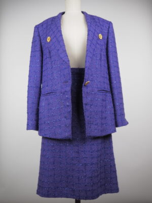 Guy Laroche Purple Wool Two Piece Size FR 46