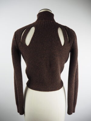 Fendi Brown Wool Sweater Size 38 IT