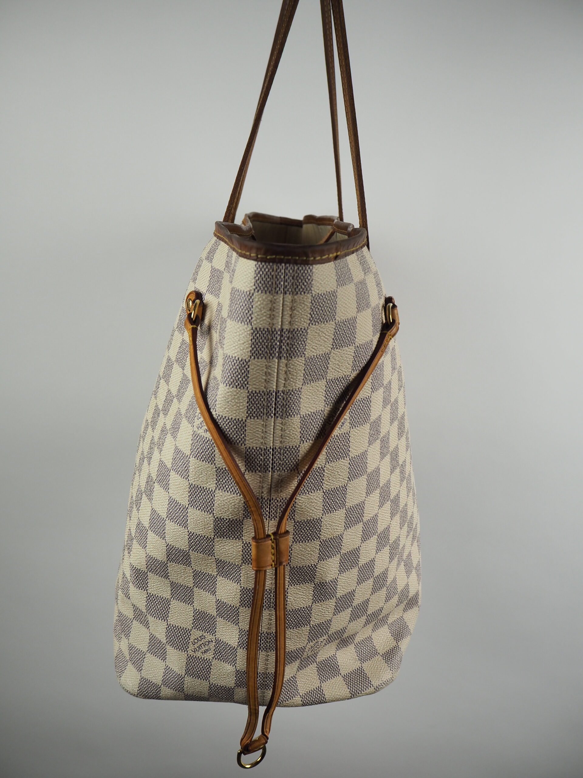 Louis Vuitton Damier Azur Neverfull Tote GM (2019) at 1stDibs  louis  vuitton neverfull 2019, louis vuitton neverfull damier azur gm, neverfull  azur gm