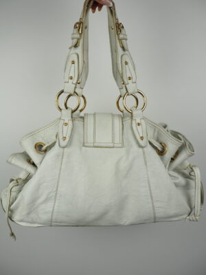 Dolce & Gabbana White Leather Shoulder bag