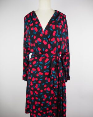 Diane von Furstenberg Blue Viscose Dress Size Medium