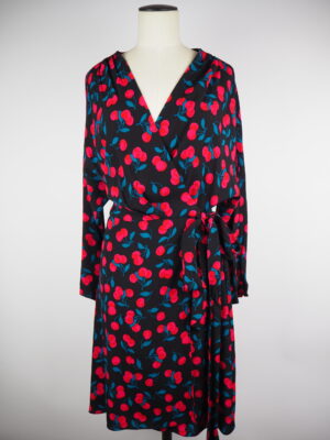Diane von Furstenberg Blue Viscose Dress Size Medium