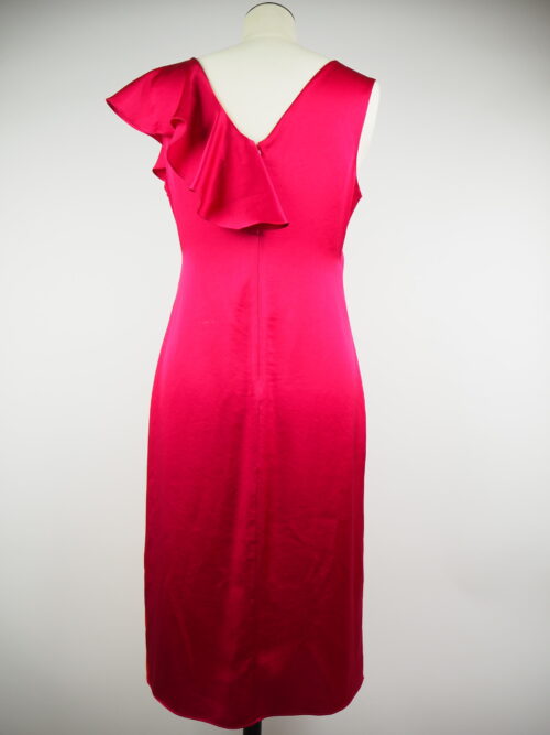 Diane von Furstenberg Pink Silk Dress Size Medium - Image 4