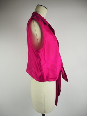 Armani Fuchsia Silk Bolero Jacket Size IT 46
