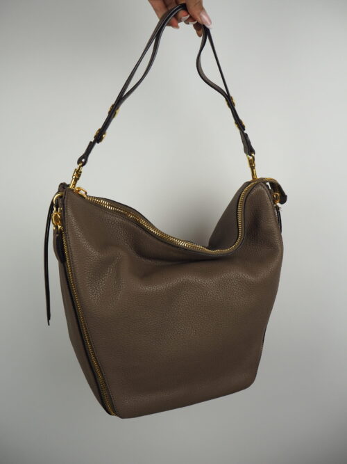 Mulberry Taupe Leather Shopper Bag - Image 3