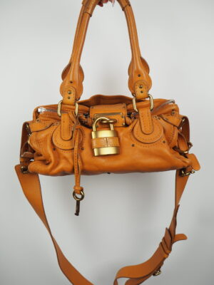 Chloe Camel Leather Shoulder Bag