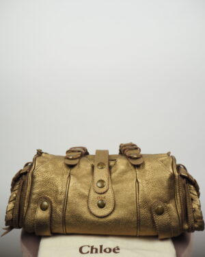 Chloe Gold Shoulder Bag