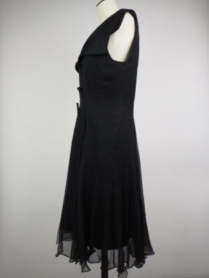 Christian Dior Black Silk Dress Size 40FR