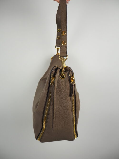 Mulberry Taupe Leather Shopper Bag - Image 4