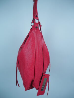 Balenciaga Raspberry Leather Classic Day Bag