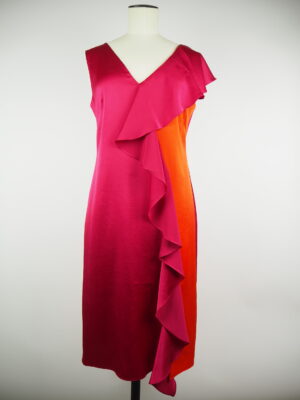 Diane von Furstenberg Pink Silk Dress Size Medium