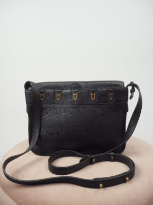 Delvaux Black Leather Crossbody Bag