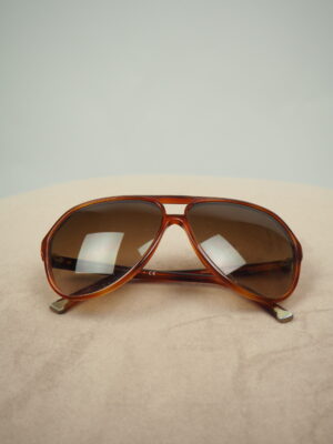 Dolce & Gabbana Brown Pilot Sunglasses Size 62x12
