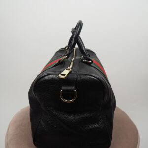 gucci boston bag black leather