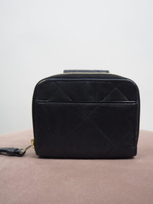 Lanvin Black Quilted Leather Wallet