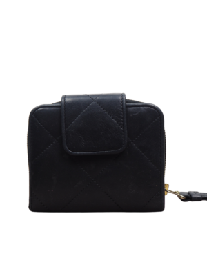 Lanvin Black Quilted Leather Wallet