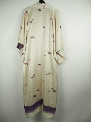 Handmade Beige Silk Kimono One Size