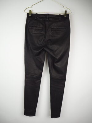 Iro Black Leather Pants Size EU 38