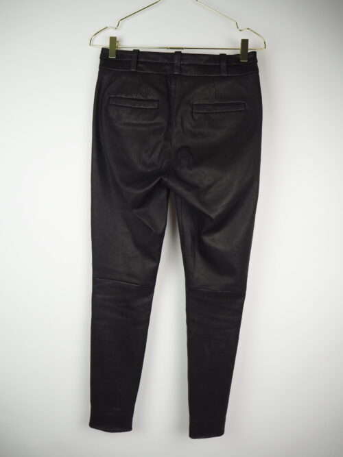 Iro Black Leather Pants Size EU 38 - Image 2