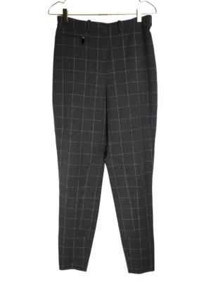 Hermès Grey Wool Trousers Size FR 44