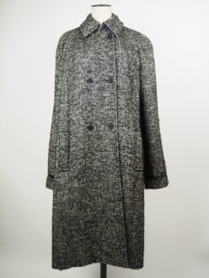 Versace Grey Wool Coat Size Extra Large