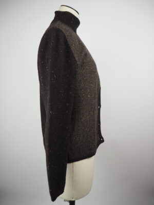 Brunello Cucinelli Brown Wool Cardigan Size Large