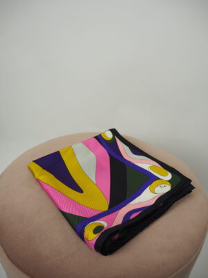 Pucci Multicolor Silk Scarf Size 90x88