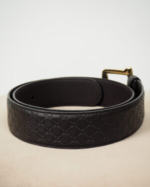 Gucci Brown Leather Belt Size 75