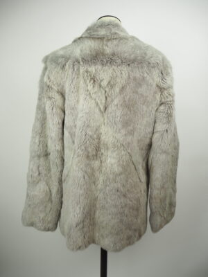 Joseph Grey Fur Coat Size EU 38