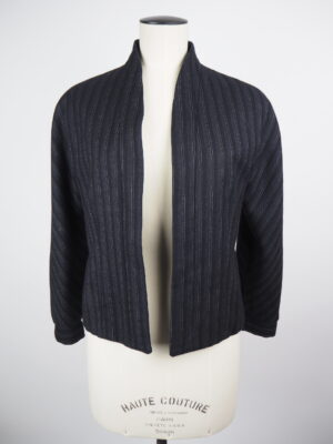 Armani Black Wool Set Size Medium