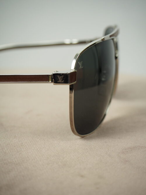 Louis Vuitton Gold Pilot Sunglasses - Image 4