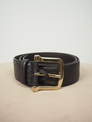 Gucci Brown Leather Belt Size 75