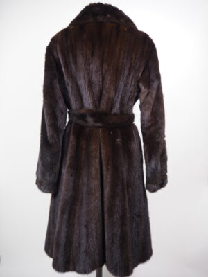 Vintage Brown Fur Coat Size Medium