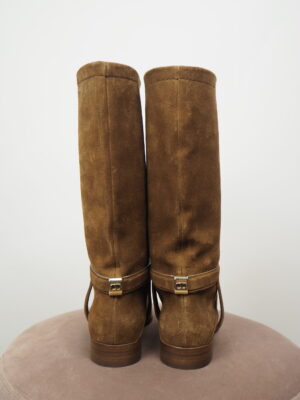 Dior Camel Suede Boots Size 37