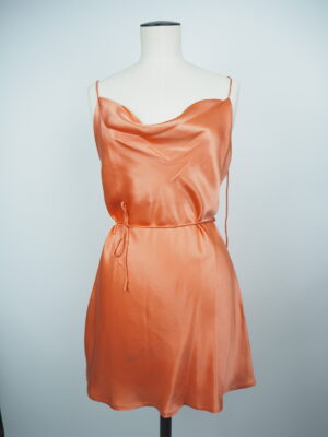 Sisters The Label Coral Silk Dress Size Medium
