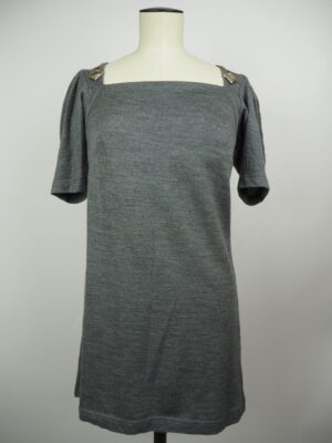 Alice By Temperley Grey Wool Dress Size Small