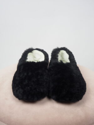 Céline Black Fur Loafers Size EU 38,5