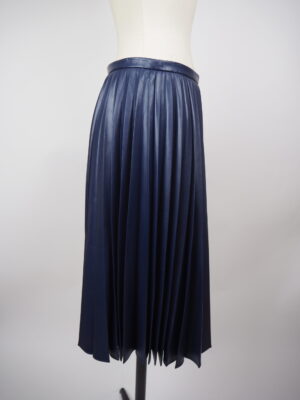 J.W. Anderson Blue PU Leather Skirt Size UK 8