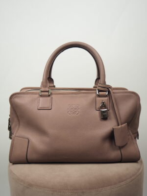 Loewe Pink Leather Amazona 36 Bag