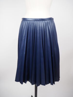 J.W. Anderson Blue PU Leather Skirt Size UK 8