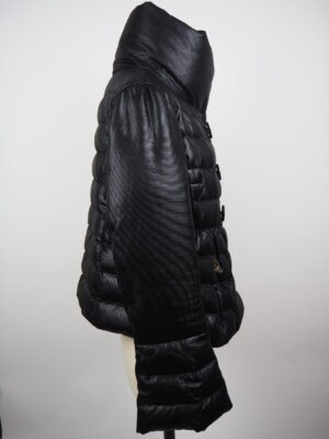 Moncler Black Wool Puffer Coat Size 3