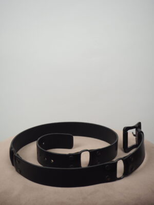 Ann Demeulemeester Black Leather Belt Size Large