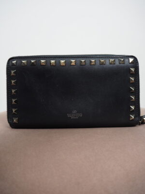 Valentino Black Leather Wallet