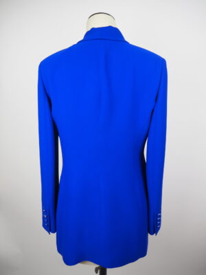Gucci Blue Silk Blazer Size EU 40