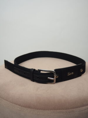 Gucci black Fabric Belt Size Extra Small