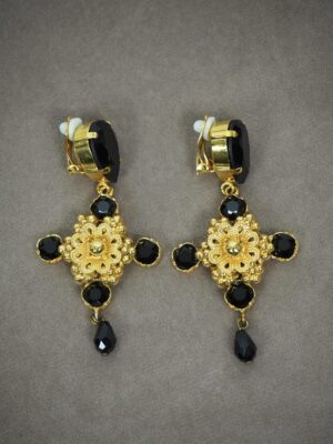 Dolce & Gabbana Gold Tone Clip-on Earrings