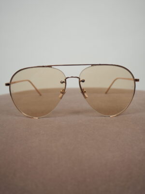 Linda Farrow Clear Pilot Sunglasses
